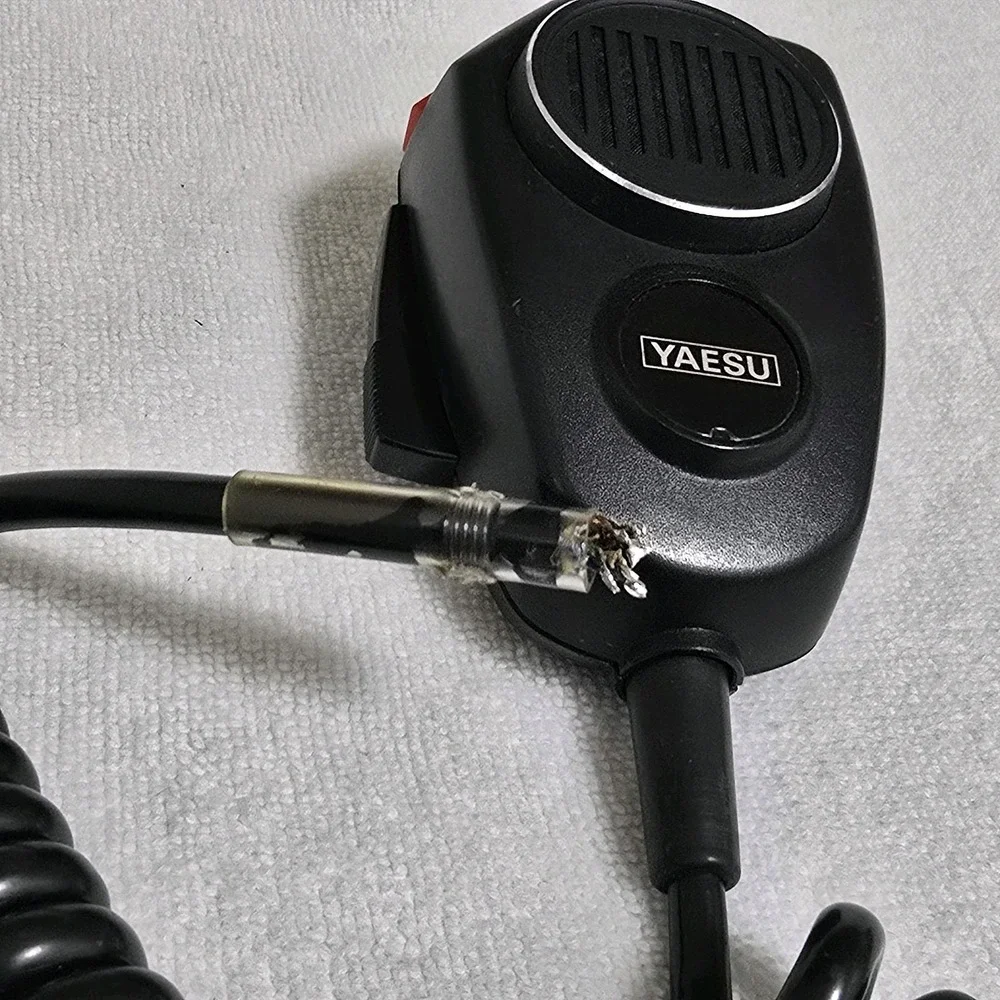 Vintage YAESU YE-17 Dynamic Microphone 600 OHM Ham Radio Japan‎ READ